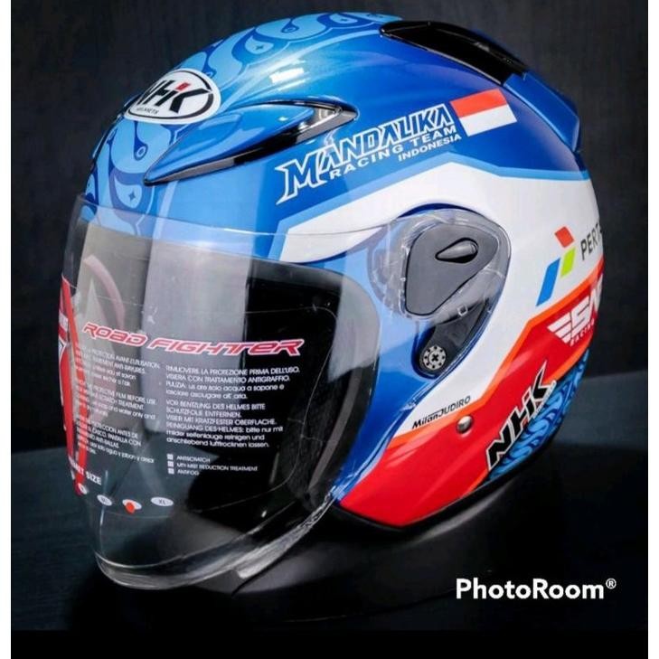 Helm Nhk R6 Motif Mandalika Gp
