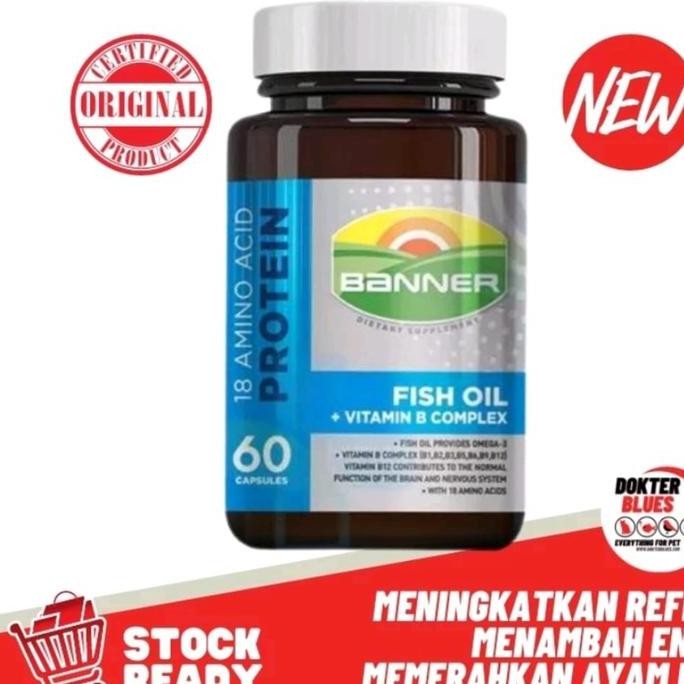 VITAMIN AYAM BANNER BLUE AYAM FISH OIL VITAMIN B KOMPLEK AYAM THAILAND