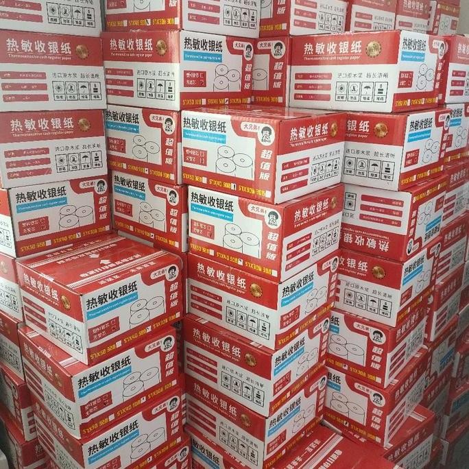 

50 Roll Kertas Thermal 57X40/Kertas Struk Kasir 58X40Mm/Isi 50 Roll