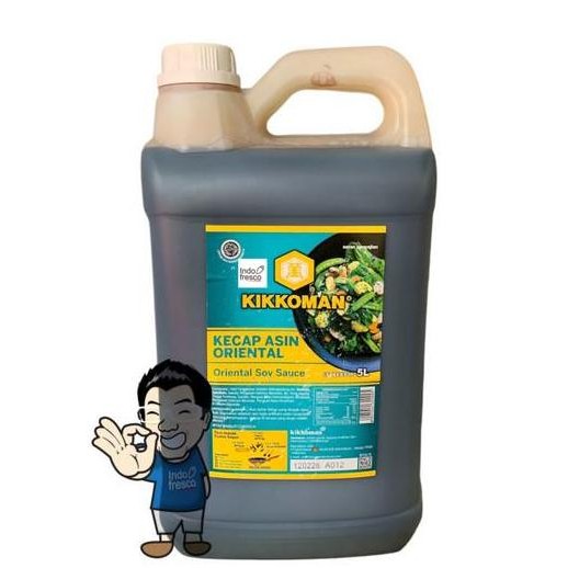 

Kikkoman Ental Soy Sauce Kecap Asin Ental Jeren Halal 5L