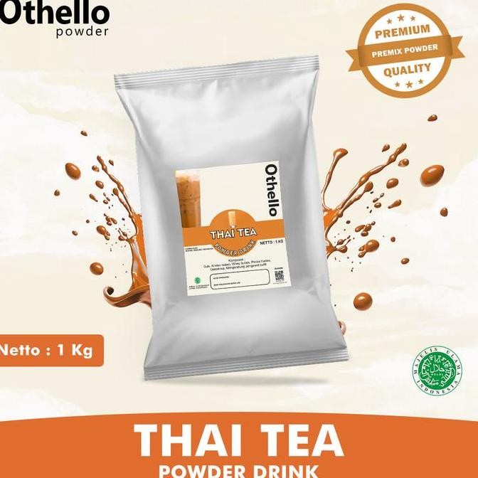 

Baru Othello Bubuk Thai Tea 1Kg - Serbuk Minuman Teh Thailand Instan Premium Untuk Boba