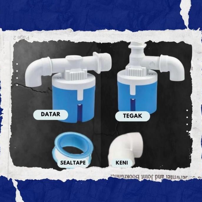 Kran Air Otomatis Toren Pelampung Stop Air Sensor Tandon Keran Bak Mandi Premium