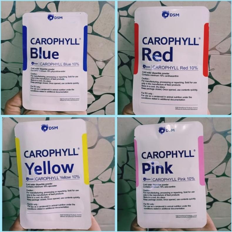 Asd-86 He13 Pigmen Mutasi Warna Blue Yellow Pink Red / Pigmen Mutasi / Mutasi Warna Ikan / Racik Pel