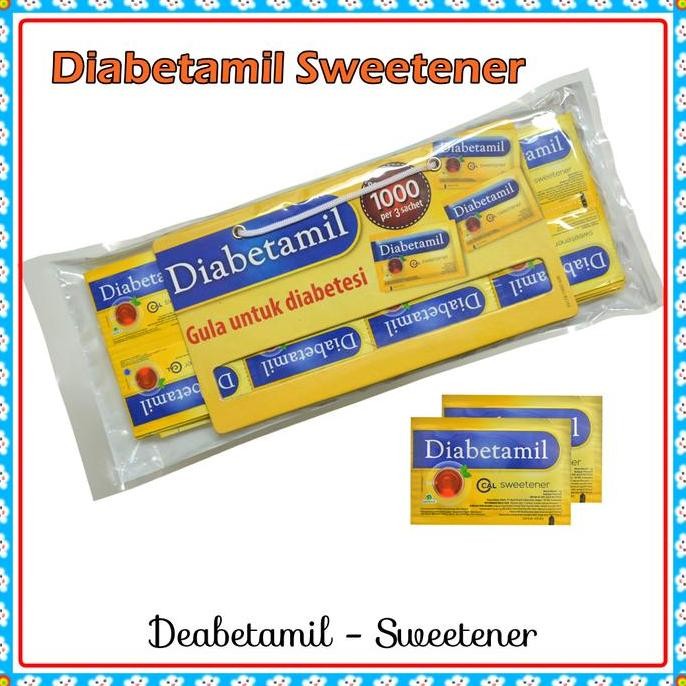 

Tropicana Diabtx Diabetamil Sweetener Gula Diabetes isi 80 sachet