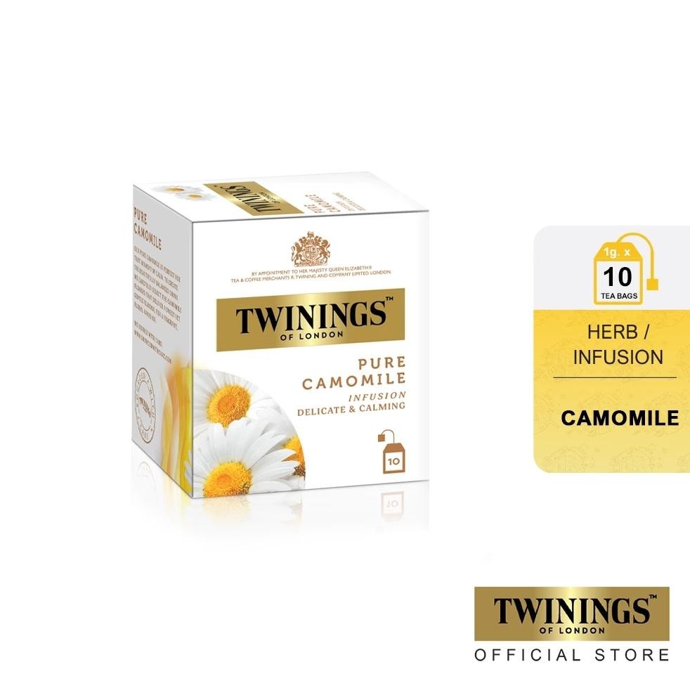 

SALE! TWININGS PURE CAMOMILE TEA CELUP 10X1G | TEH BUNGA CHAMOMILE IMPORT