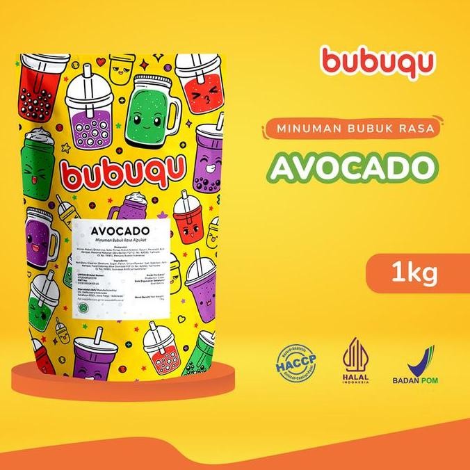 

Baru Bubuqu Avocado Milk Powder Drink 1Kg - Bubuk Minuman Rasa Alpukat Susu Halus