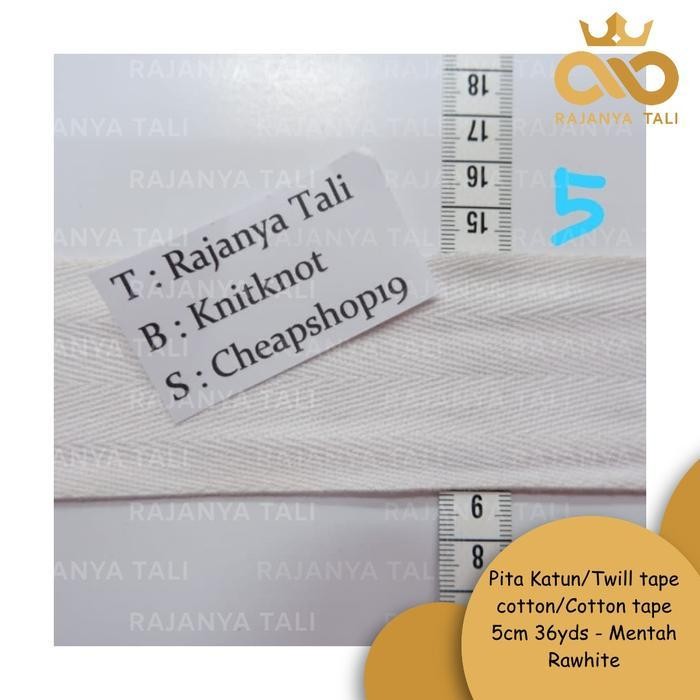 

Pita Katun/Twill Tape Cotton/Cotton Tape 5Cm 36Yds Original Dan Terpercaya