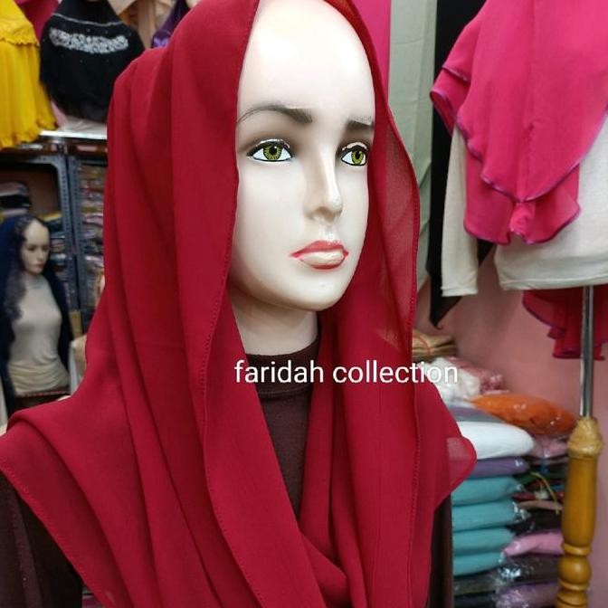 RAHAYU SERIES/ HIJAB INSTAN CERUTY POLOS