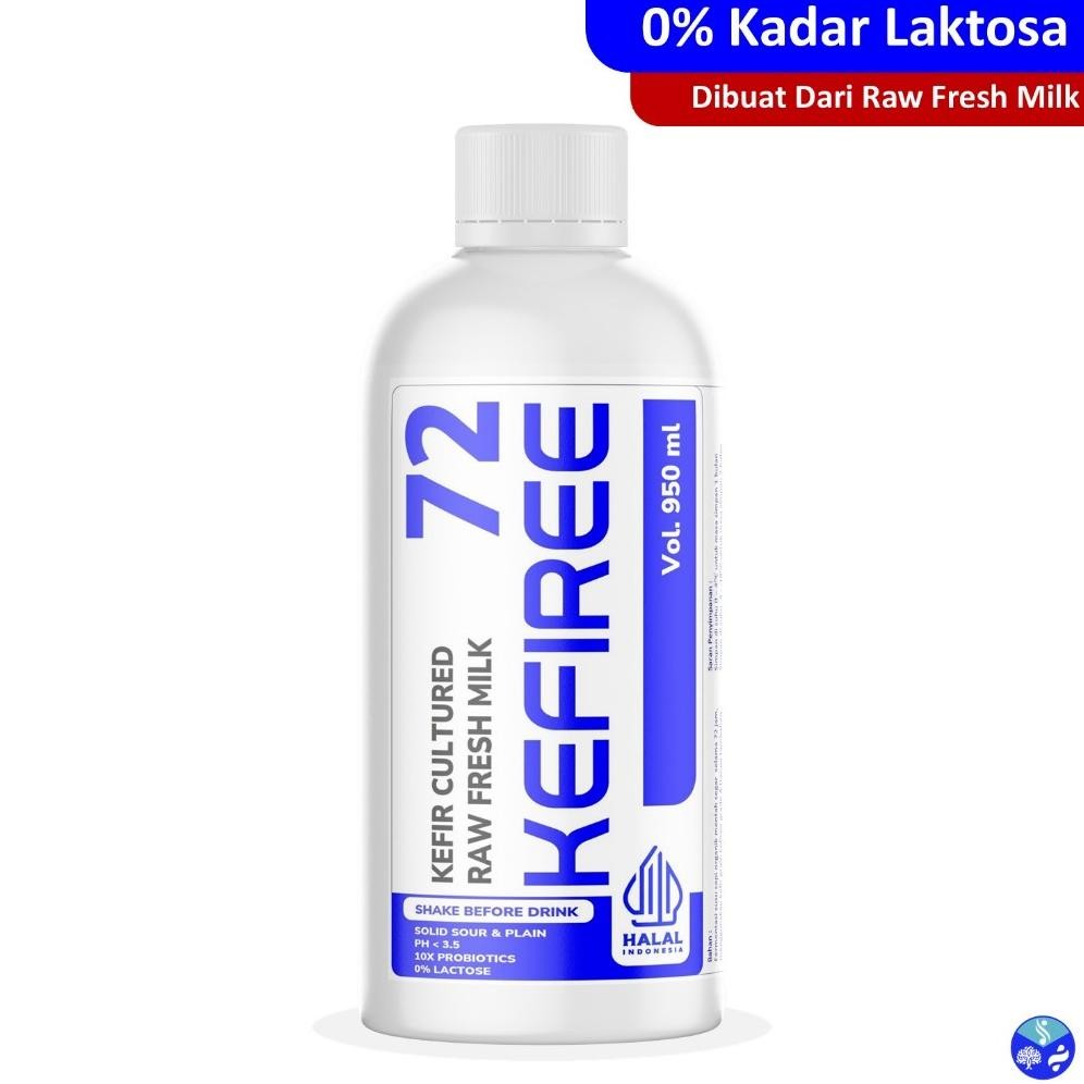 

Siap Kirim Kefir Susu 1 Liter Non Pasteurisasi 72 Jam - Milk Kefir Original KEFIREE