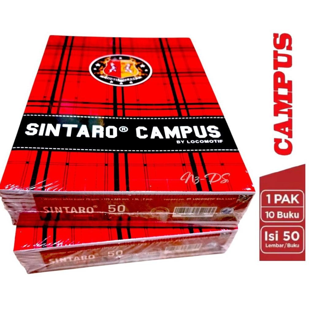 

Siap Kirim Buku Tulis Campus Boxy Panjang 50 Lembar - 1 Pak Isi 10 Buku Tulis Tebal