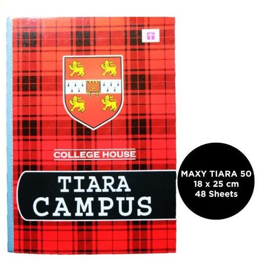 

Siap Kirim Buku Tulis Tiara Maxy Boxy Campus 50 Lembar 1 Pack Isi 10 Buku Besar