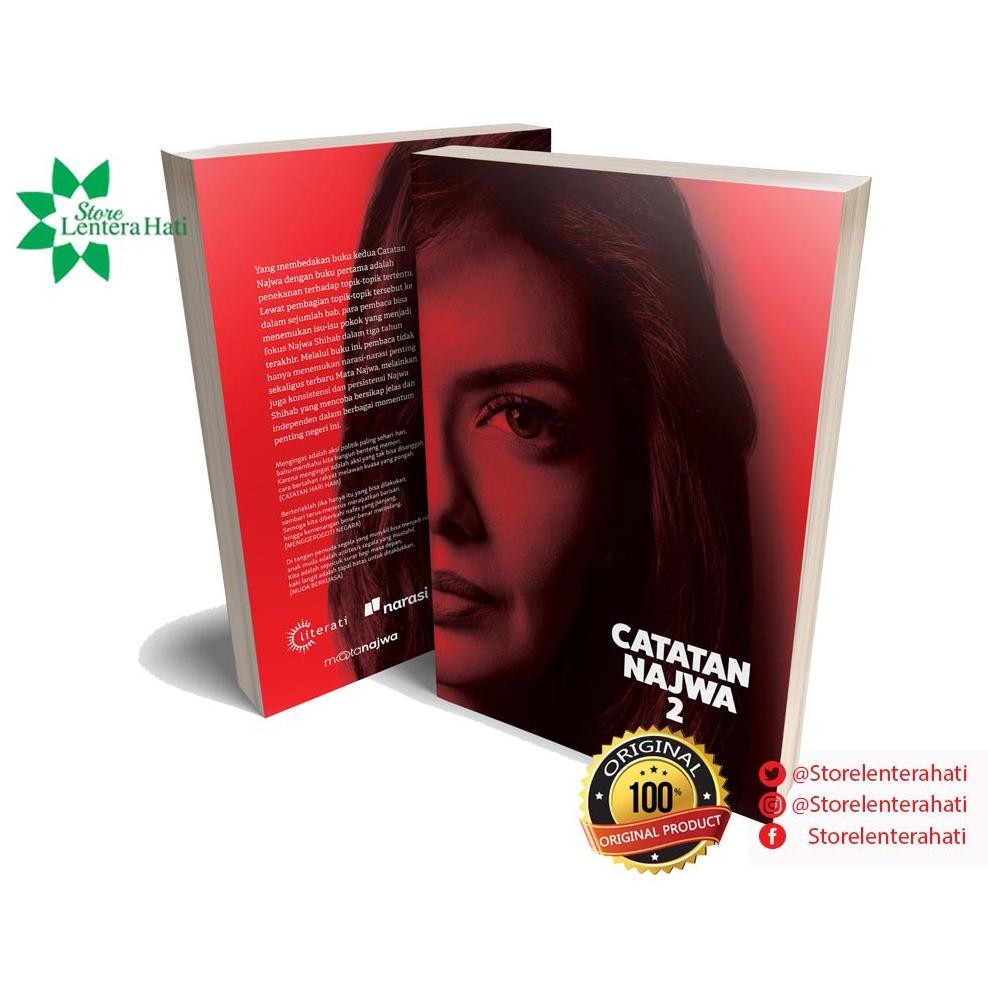 

Siap Kirim Buku Catatan Najwa 2 | Jurnal Inspiratif | Buku Diary Harian Eksklusif