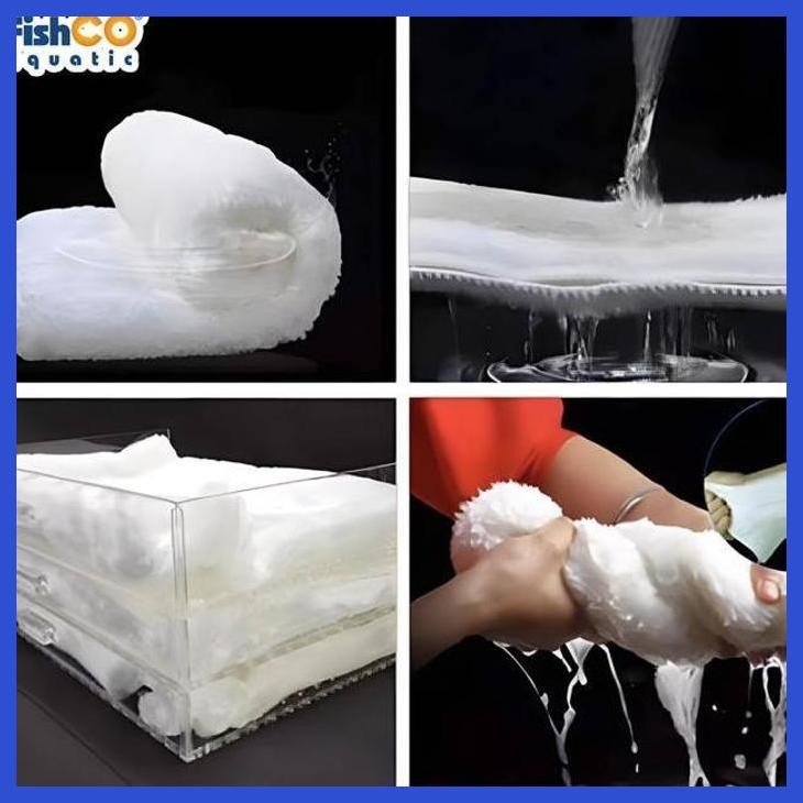 (RATUBEE) BIOPRISTINE MAGIC CARPET MEDIA FILTER SARINGAN AIR AKUARIUM DAN KOLAM PERALATAN AQUARIUM I