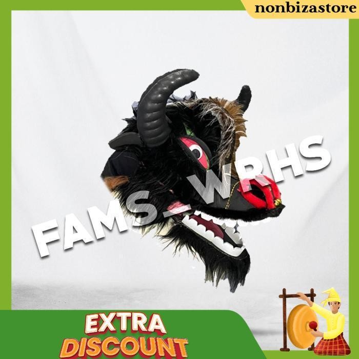 Fams Wrhs Bantengan Anak Bantengan Mangap Spons Topeng Bantengan Kerbau Promo