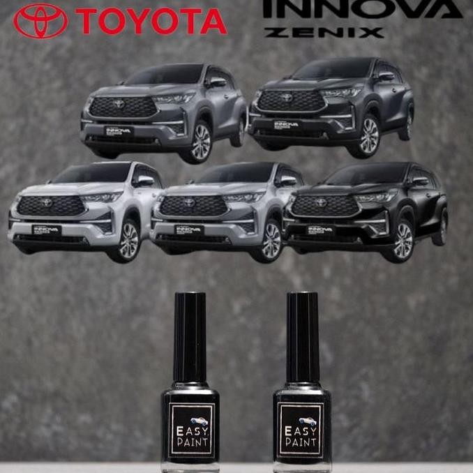 Cat Oles Mobil Black Silver Grey White Toyota Innova Zenix Hitam Putih