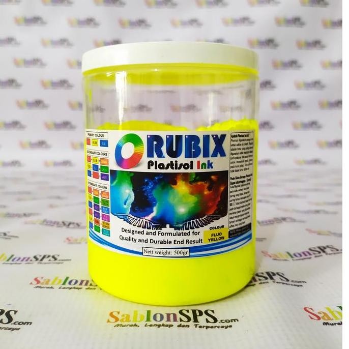 

Tinta Sablon Distro Plastisol Flo Yellow 500Gr