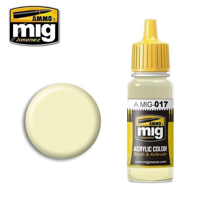 

Amig0017 : Ral9001 Cremeweiss / Cream White Color - Ammo Acrylic Paint