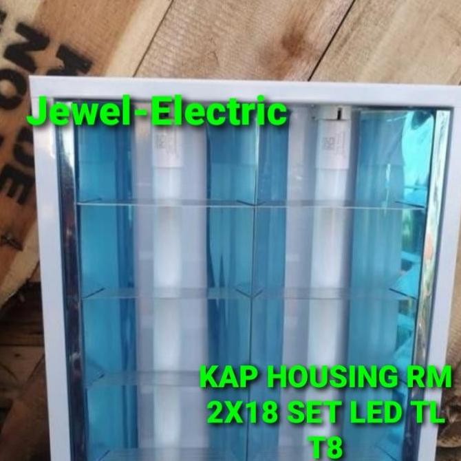 Lm Kap Lampu Rm 2X18/Housing Tl Rm 2X18/Rumah Lampu T8 Tl Rm Inbow 2X18