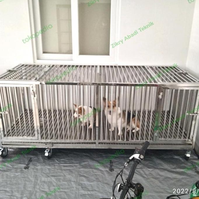 Kandang Anjing Stainless Steel