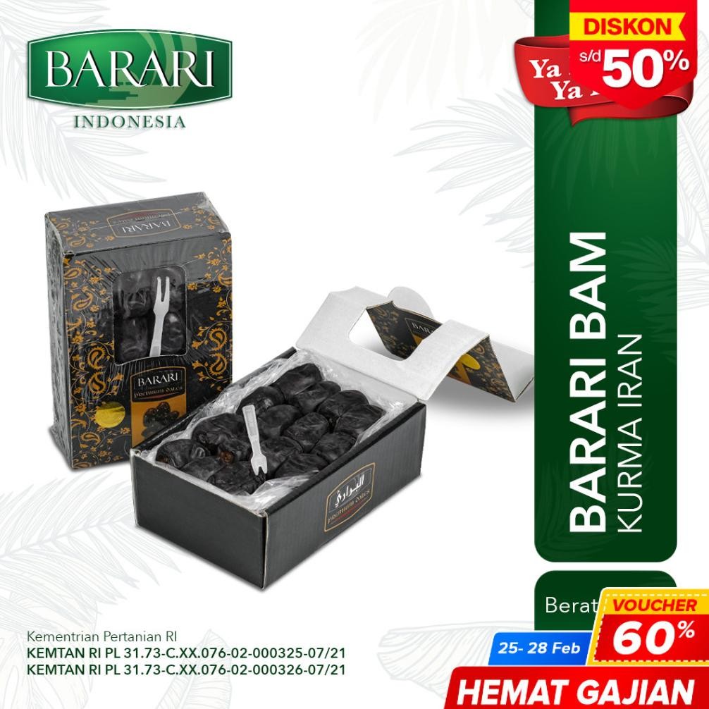 

Model Baru BARARI Bam Mazafati Anggur Kurma Iran 600gr Premium Dates High Quality Tekstur Lembut ~