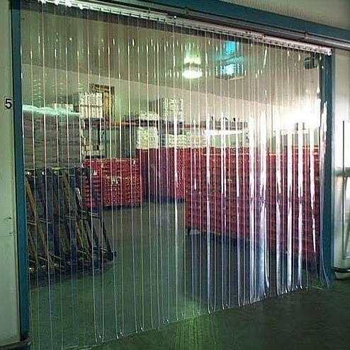 Tirai Plastik PVC Curtain 120 x 200 plus Bracket murah