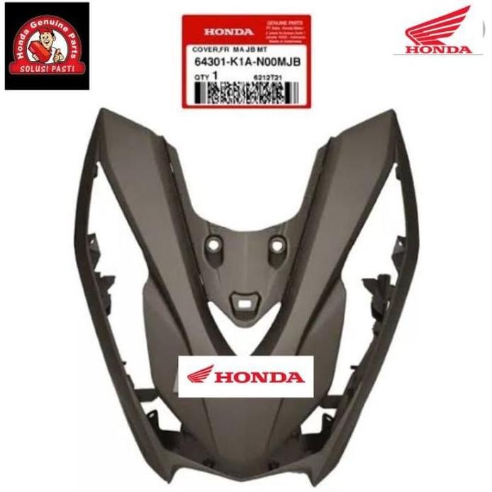 Tameng panel body depan Beat baru Led Street Deluxe 2020 Coklat doff