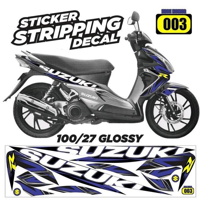 Baru striping stiker suzuki skywave 125 decal skywave 125