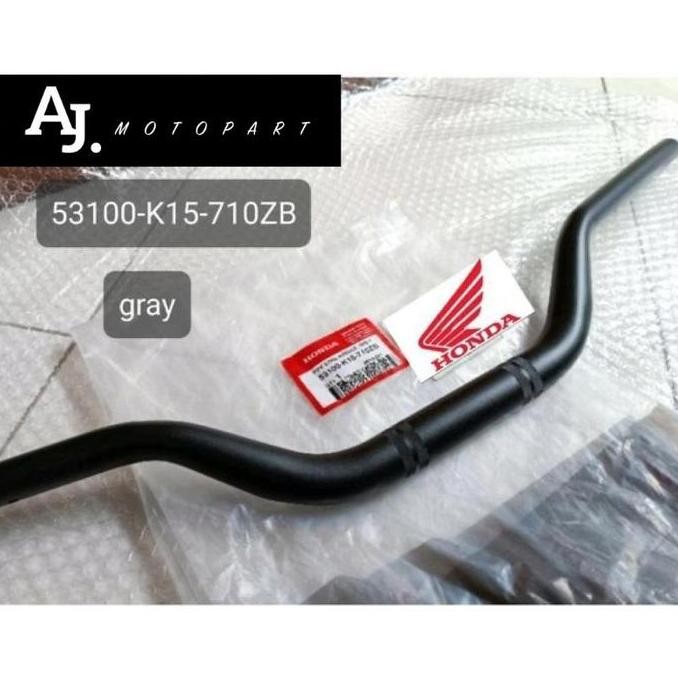 Ready 53100 k15 710zb stang stir cb150 R new led tahun 2021wrn abu2 ori honda