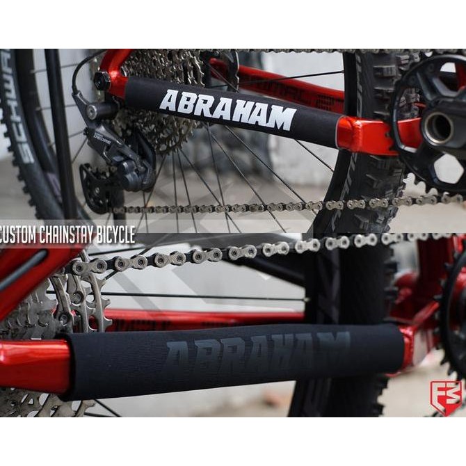 Ready Custom Chainstay Frame Protector Sepeda MTB Roadbike Minion murah