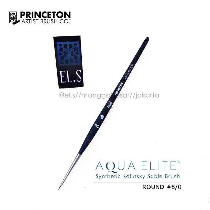 

Princeton Aqua Elite Brush Round 5/0 (Kuas Lukis)