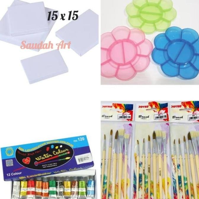 

Paket Kanvas Lukis (Kanvas 15X15,Palet,Kuas,Cat Air)