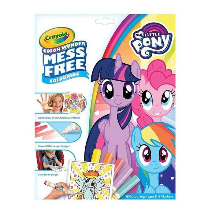 

Little Pony From Crayola 18 Coloring Pages And Markers Mess Free