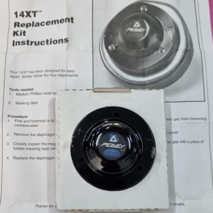 Spull Speaker Peavey 14Xt Tweeter Peavey 14 Xt Compression Driver