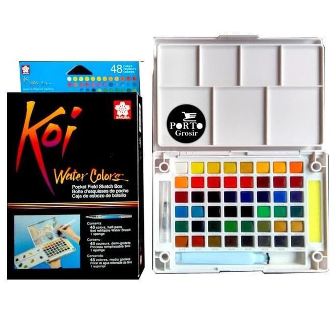 

Sakura Koi Water Colors 48 Color Sketch Pocket Box Set