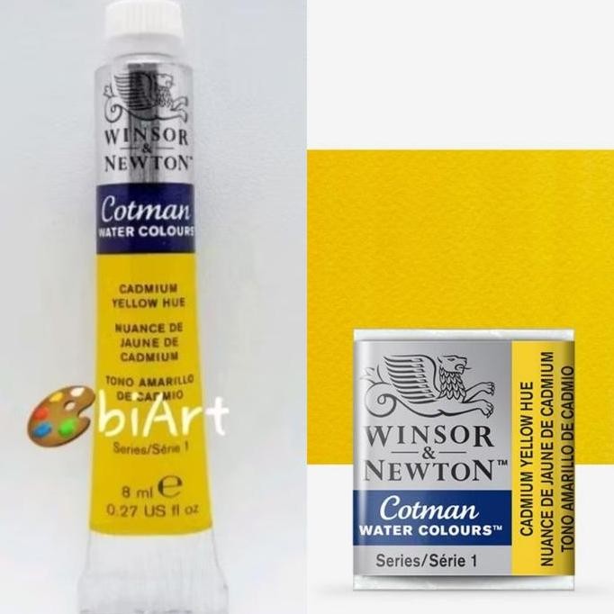

Cat Air Cotman Water Colour Cadmium Yellow Hue Tube 8 Ml Winsor & Newt