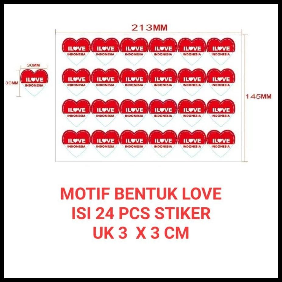 

25 PCS STIKER BENDERA MERAH PUTIH DIRGAHAYU INDONESIA STICKER PIPI 17 AGUSTUS