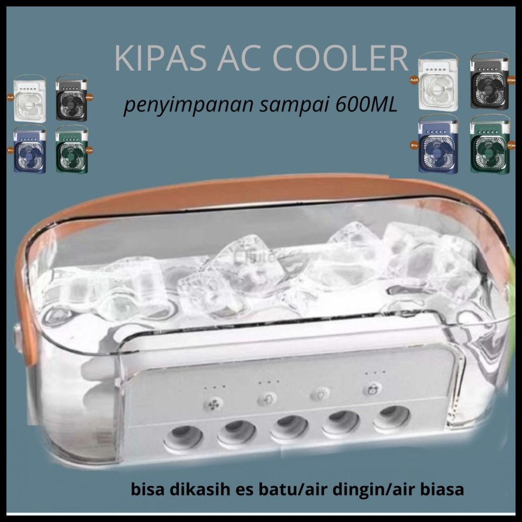 SKYLOKIPAS AC COOLER & KIPAS AC MINI MINI PORTABLE (KAPASITAS AIR 600ML) KIPAS PENDINGINAN PORTABLE