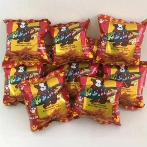 

JB (PACK) Chiki KOMO Jagung Bakar Snack 38gr Uk BESAR Isi 10Pcs None