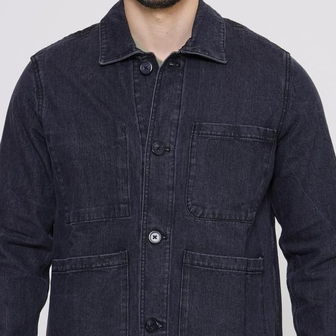 Nevada Jacket Denim Tripocket Pria 121758591 KS