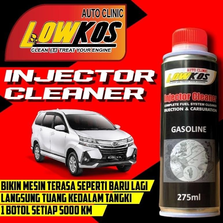 LOWKOS Injector Cleaner Mobil Bensin 275ml - Cairan Pembersih Injektor Mobil Nugi