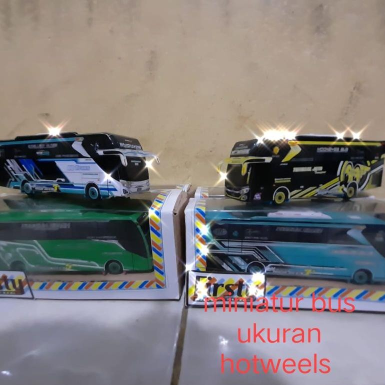 Sale Miniatur Bus Pariwisata Ukuran Hotweels