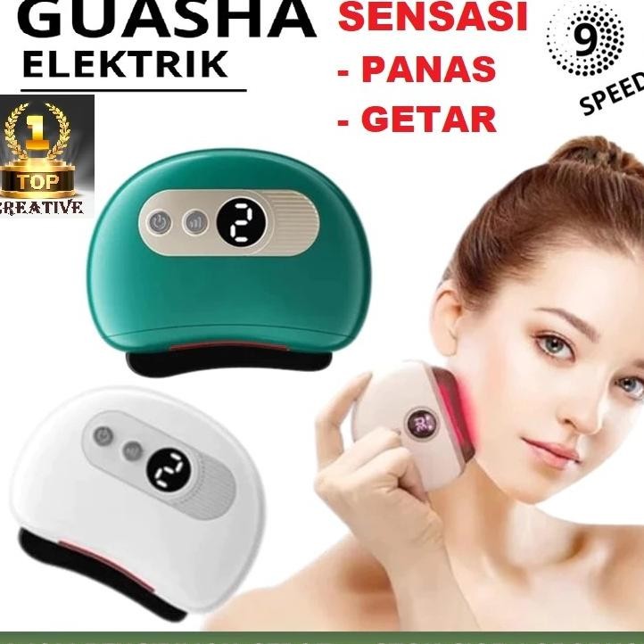 Guasha Beauty Guasha Wajah Guasha Badan Alat Pijat Wajah Pijat Badan Gua Sha Alat Pijat Elektrik Fac