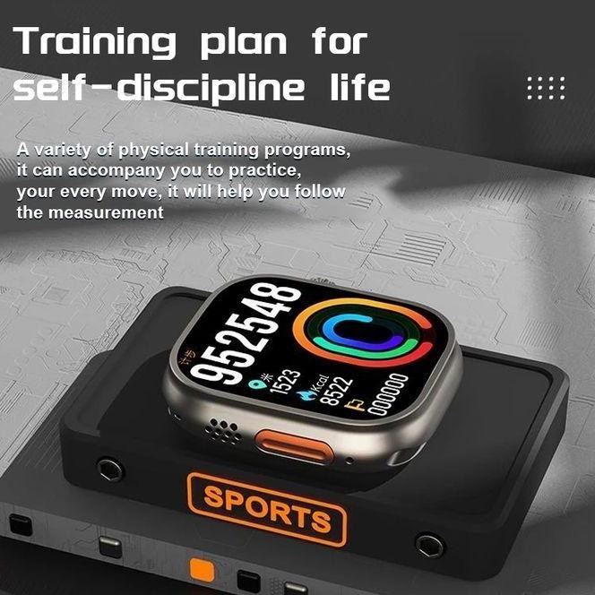 Baru Xs8 Pro Ultra Smartwatch Amoled Hd Wireless Charging Bluetooth Call Tahan Air Sport Watch