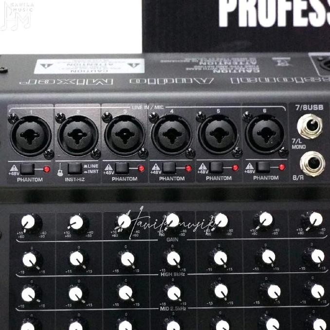 Baretone Ikon 8 Mixer Audio Profesional Mixer Baretone Ikon8 8Channel With Bluetooth