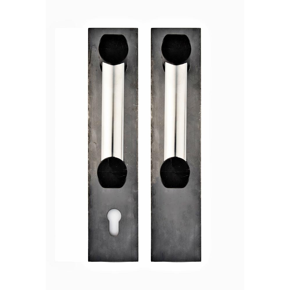 Handle Handel Stainless Combined Pintu Folding Gate Harmonika Nugi