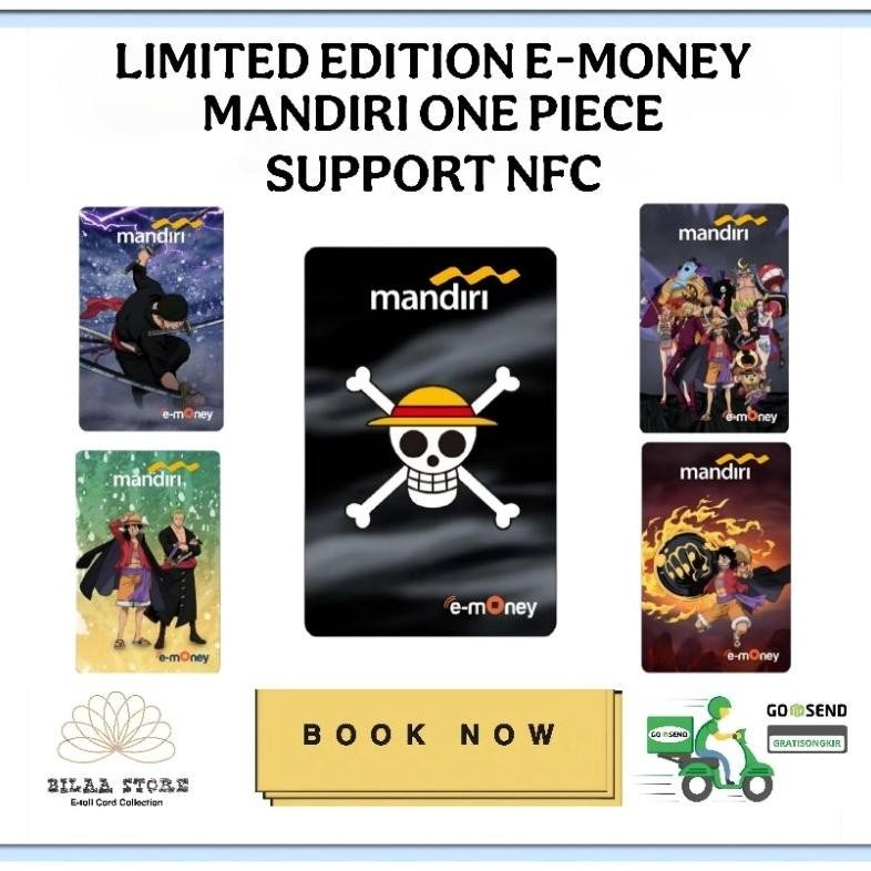 E-money Mandiri Limited Edition OnePiece / E-toll Mandiri / E-money Mandiri / E-toll Card / Kart E-m