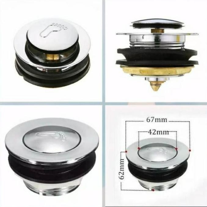 Afur Bathtub Pembuangan Air Keran Injak Bath Tub / Afur Bathub