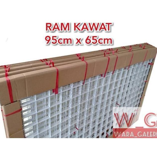 Ram kawat 95cm x 65cm pajangan gantungan aksesoris Nugi