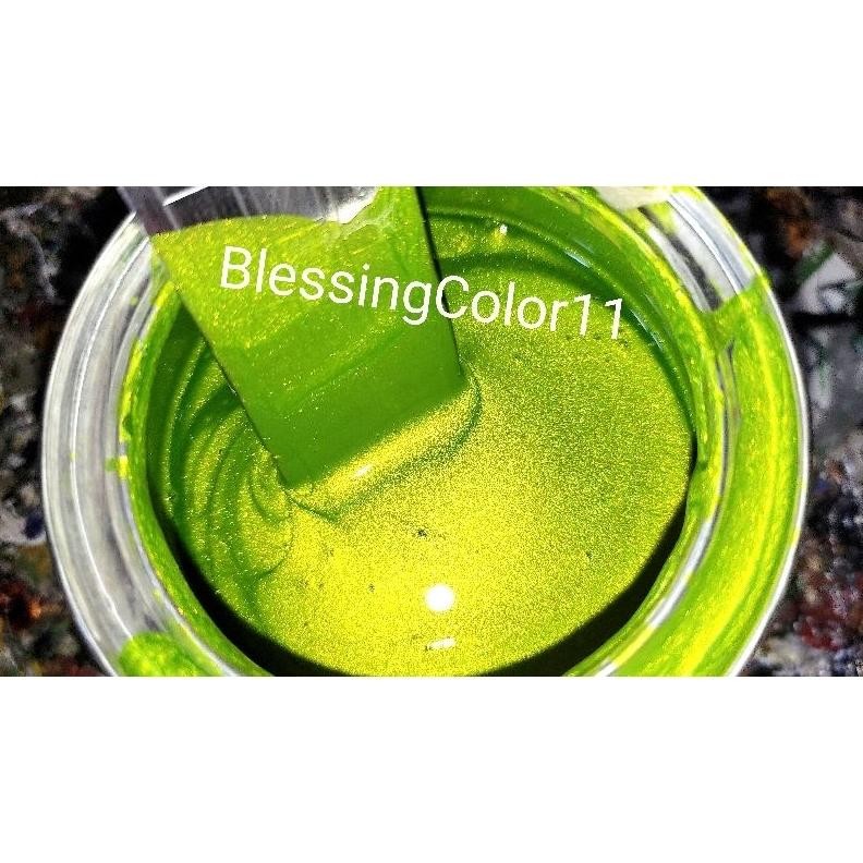 Lime Green Yellow Pearl PU | Cat Hijau Kuning Metalik | Cat Mobil | Cat Motor | Cat Berkualitas | Ca