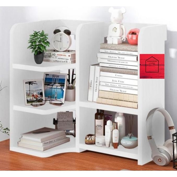 

Rak Buku Laci Kantor Tempat Box File Atas Meja Vintage Minimalis Kokoh